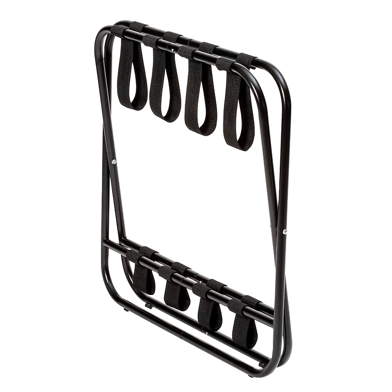 Honey Can Do Black 2-Tier KD Luggage Rack