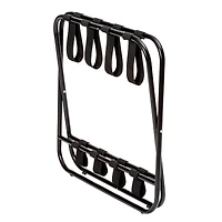 Honey Can Do Black 2-Tier KD Luggage Rack