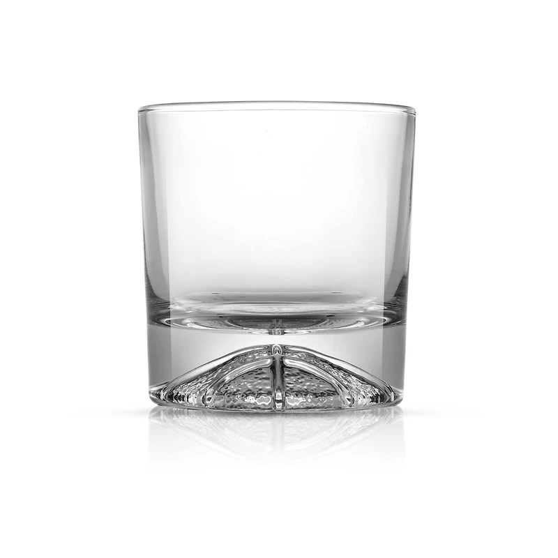 JoyJolt® 10oz. Swish Crystal Basketball Double Old Fashioned Tumblers, 4ct.