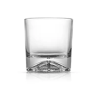 JoyJolt® 10oz. Swish Crystal Basketball Double Old Fashioned Tumblers, 4ct.