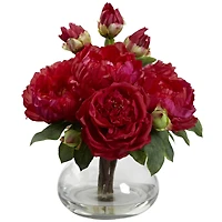 Peony & Rose with Vase