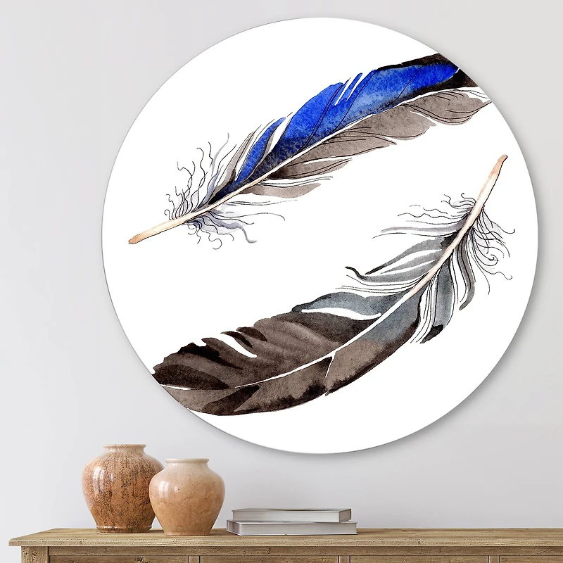 Designart - Colourful Boho Feathers III