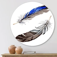 Designart - Colourful Boho Feathers III