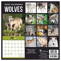 TF Publishing 2024 Wolves Mini Calendar