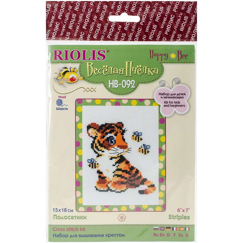 RIOLIS Stripies Counted Cross Stitch Kit