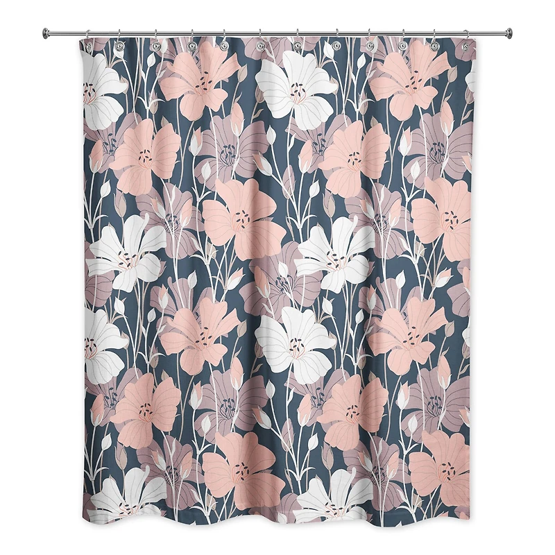 Growing Floral 71" x 74" Shower Curtain