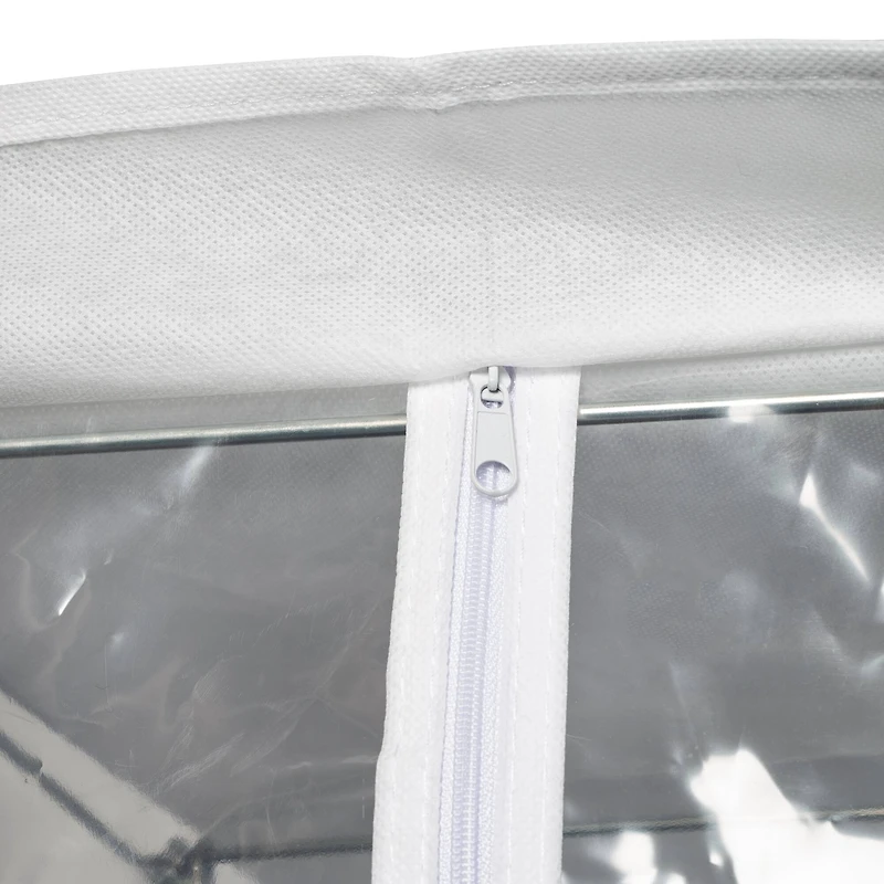 Honey Can Do White Short Garment Bag