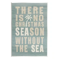 Stupell Industries No Christmas Season Without Sea Phrase Wall Plaque Art