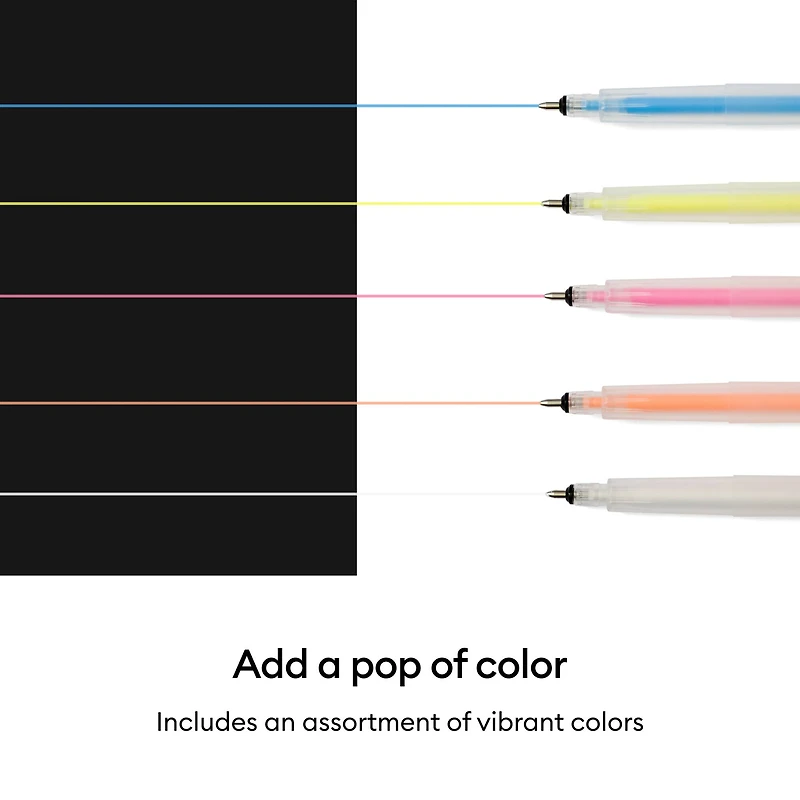 Cricut® 1.0mm Acrylic Gel Pens, 5ct.