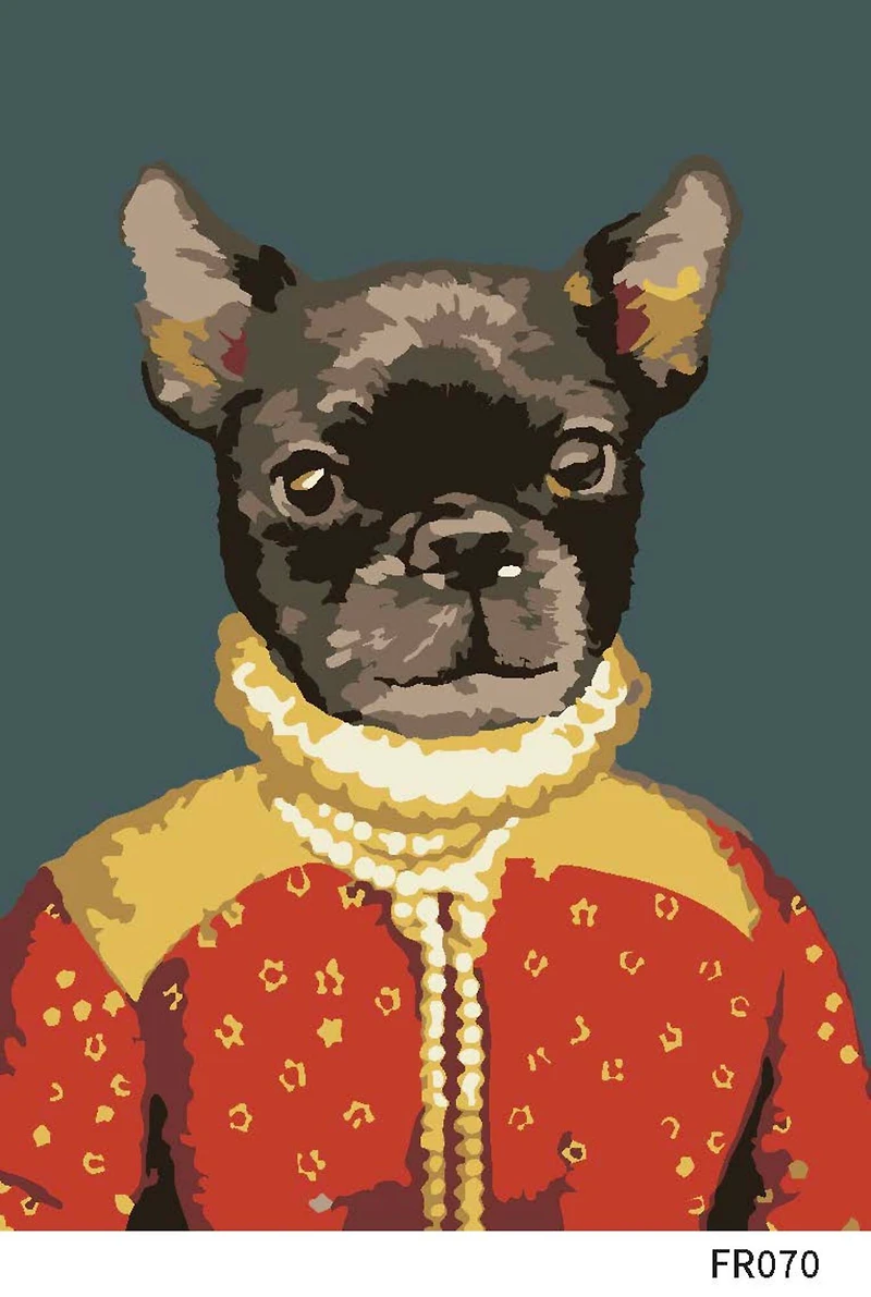 Frenchie Paint-by-Number Framed Mini Kit by Artist's Loft®