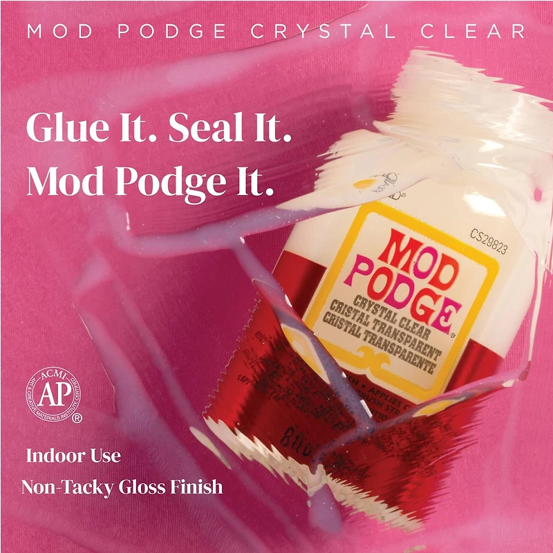 Mod Podge® 8oz. Crystal Clear Gloss Glue, Sealer & Finish