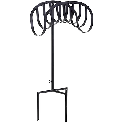 Sorbus Garden Hose Holder with 3-Prong Stake