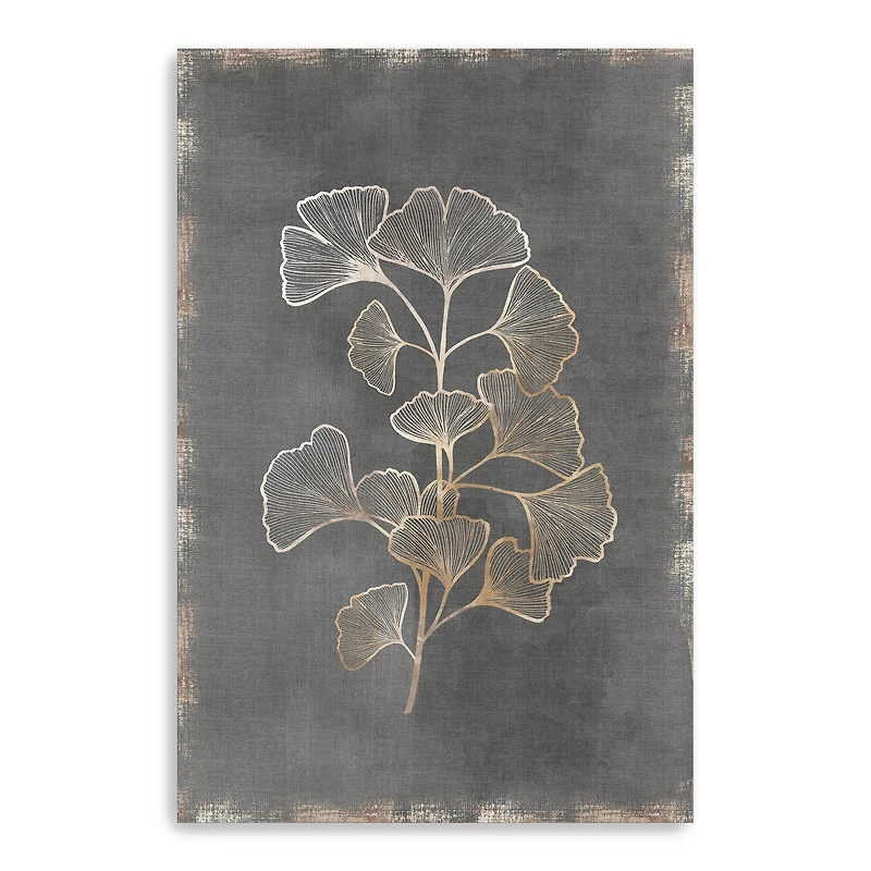 Lumaprints Gilded Botanical II Canvas Wall Art