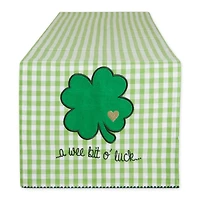 DII® 72" A Wee Bit O Luck Embroidered Table Runner 13x72