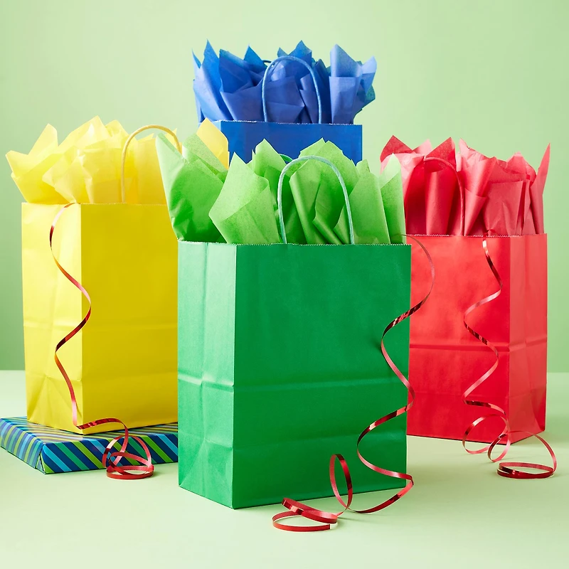Medium Primary Mix Gifting Bags, 13ct. by Celebrate It™