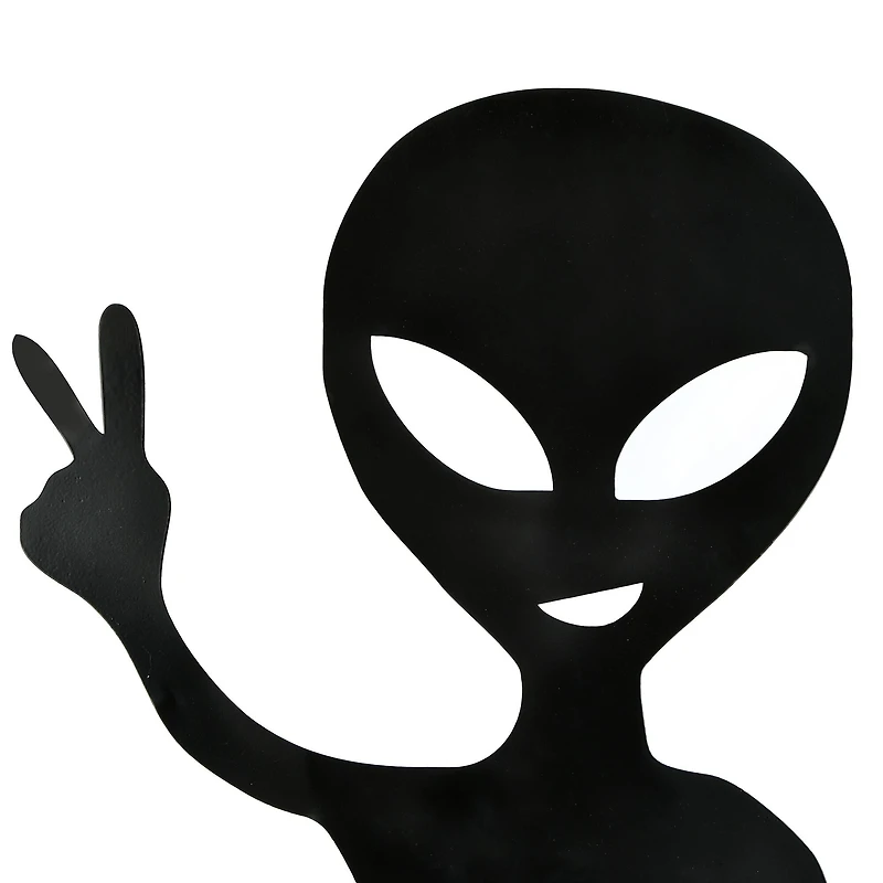 38" Halloween Alien Garden Stake