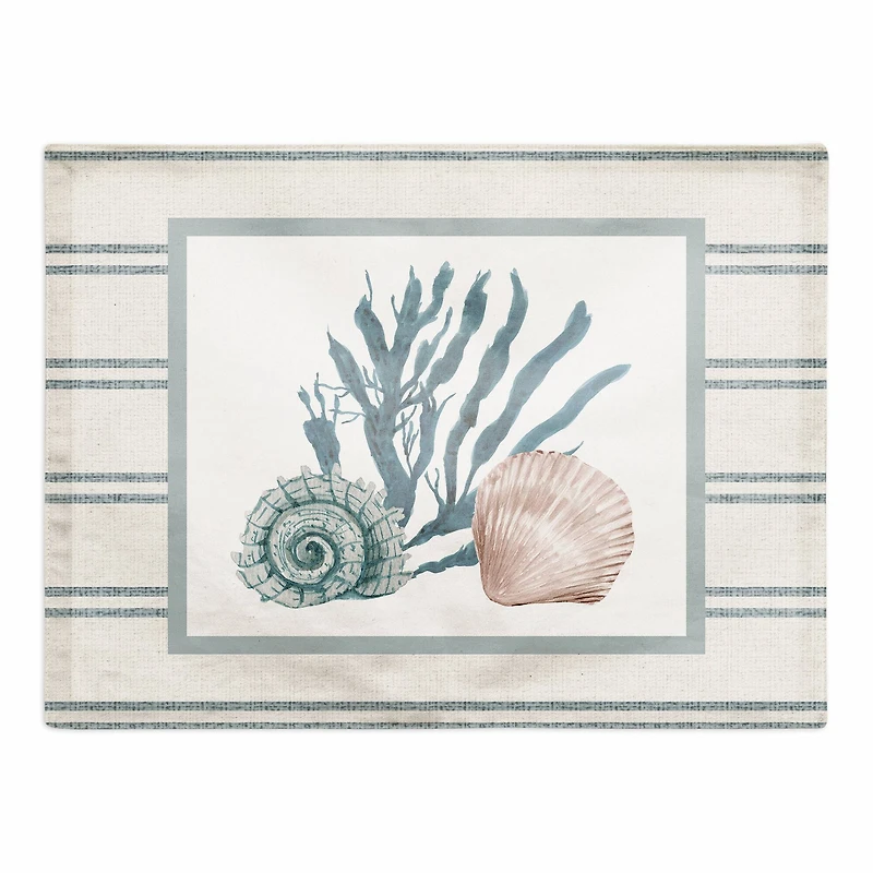 Snail and Olive Shell 14" x 18" Cotton Twill Placemat