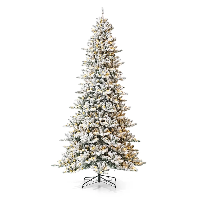 9ft. Pre-Lit Fir Artificial Christmas Tree, Warm White LED Lights