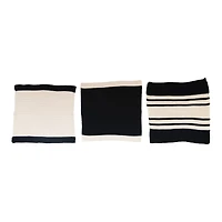 Hello Honey® Black & White Square Cotton Dishcloth Set