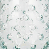 Hello Honey® 12oz. Clear Glass Hobnail Stemmed Drinking Glass Set, 6ct.