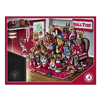 College Football Purebred Fans A Real Nailbiter 500 Piece Puzzle