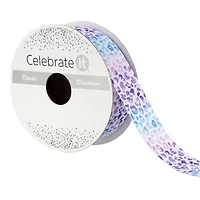 1'' x 5yd. Satin Floral Print Ribbon by Celebrate It®