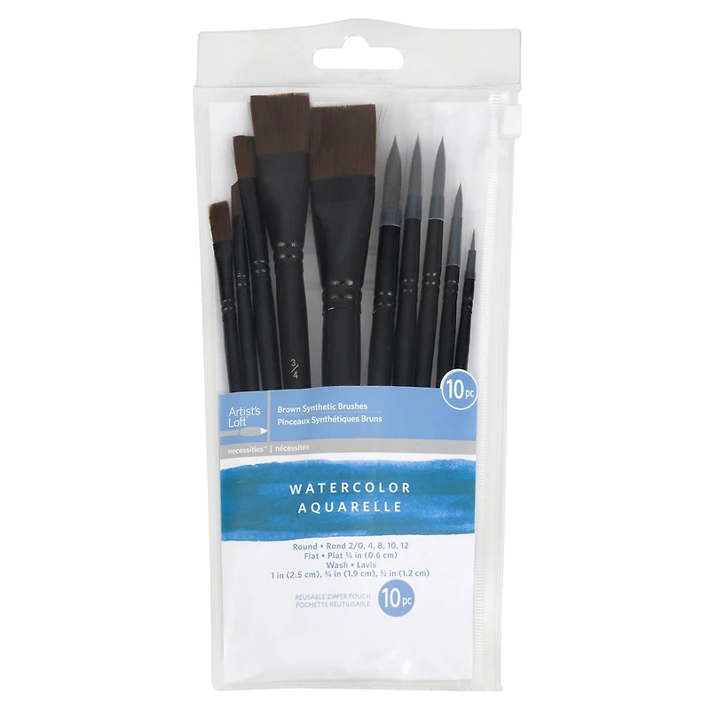 Necessities™ Synthetic 10 Piece Brush Set by Artist's Loft®