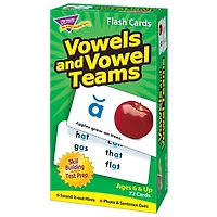 Trend Enterprises® Vowels and Vowel Teams Skill Drill Flash Cards