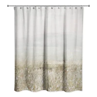 Abstract Textured Landscape 71" x 74" Shower Curtain