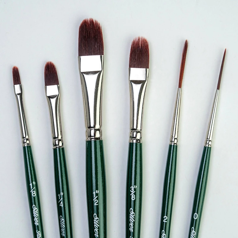 Silver Brush Limited Ruby Satin® 6 Piece Grass Combs Brush Set