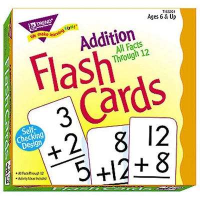 Trend Enterprises® Addition 0-12 All Facts Flash Cards