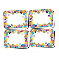 Mini Confetti Whiteboard Erasers, 10ct.