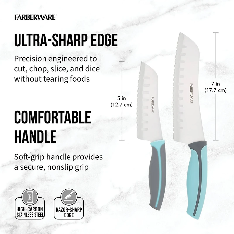 Farberware Precise Slice Santoku Knife Set