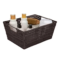 Simplify 3-Piece Rattan Tote Basket Set