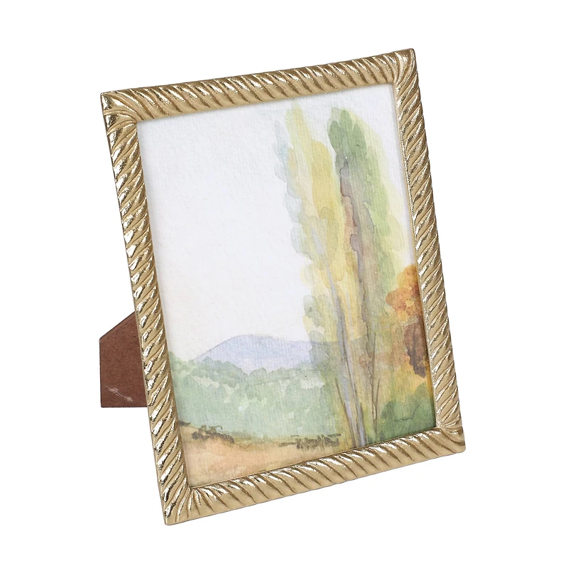 8" x 10" Gold Metal Rope Tabletop Frame, Atelier by Studio Décor®