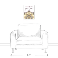 Live The Life You Love 12" x 16" Canvas Wall Art