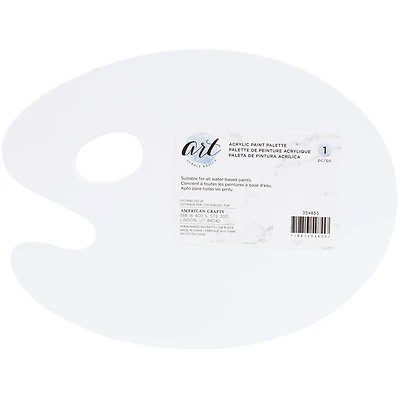 American Crafts™ Art Supply Basics Acrylic Palette, 9" x 12"
