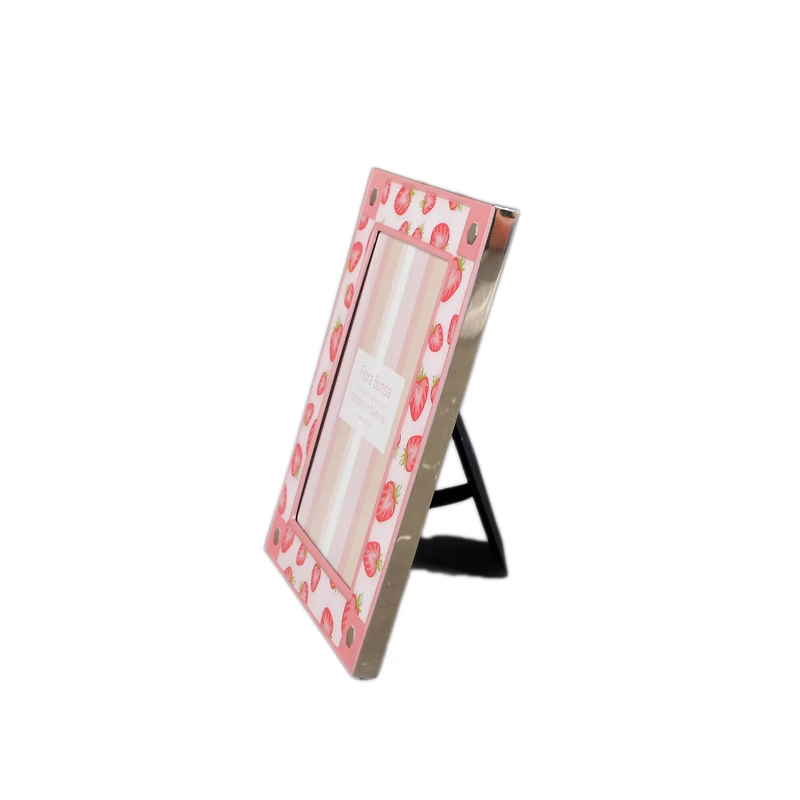 Flora Bunda 4" x 6" Polka Dot Aluminum Picture Frame