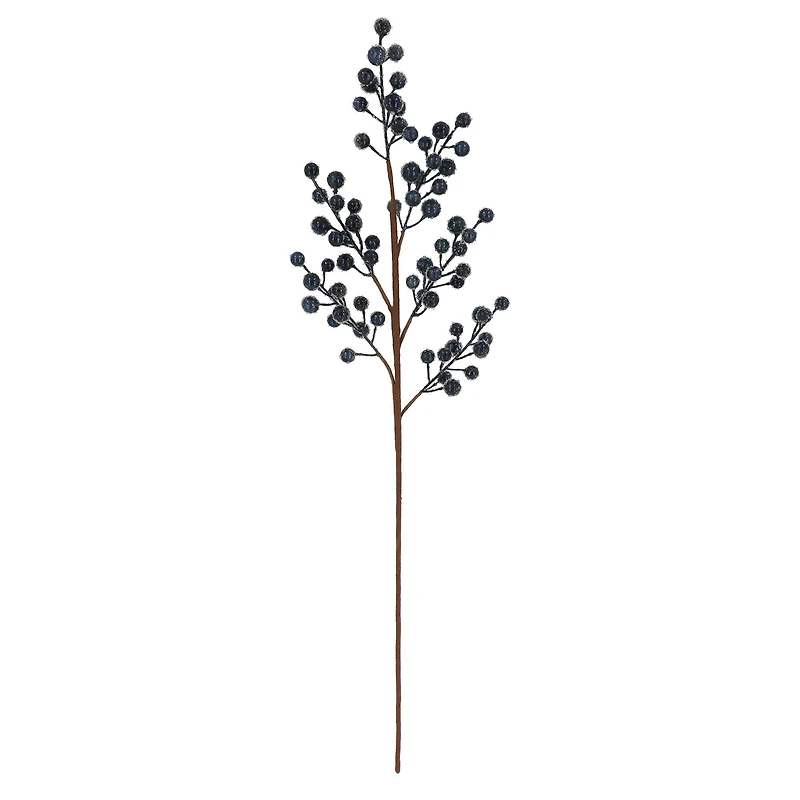 28" Metallic Blue Berry Stem by Ashland®