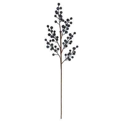 28" Metallic Blue Berry Stem by Ashland®