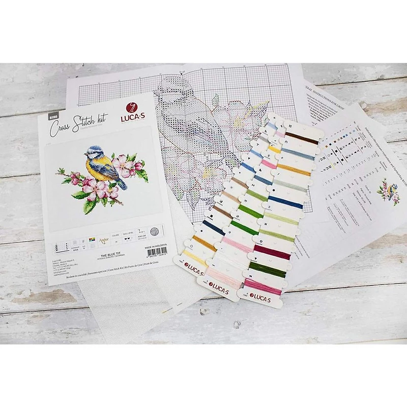 Luca-s The Blue Tit Counted Cross Stitch Kit