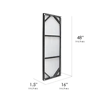 Welcome to the Firepit Outdoor Canvas Art Print - 16"x48"