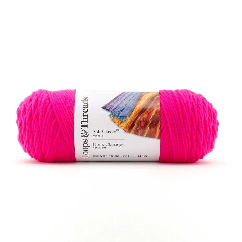Soft Classic™ Neon Yarn by Loops & Threads