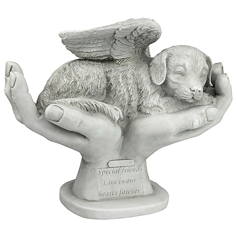 Design Toscano 15.5" In God's Hands Dog Memorial Statue