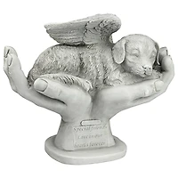 Design Toscano 15.5" In God's Hands Dog Memorial Statue
