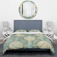 Designart 'Geometric Title Element' Geometric Bedding Set