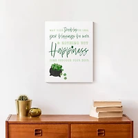 Simple Irish Blessing Canvas 11" x 14" Canvas Wall Art