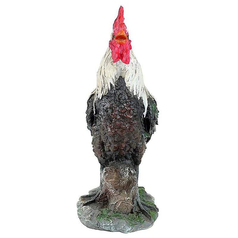Design Toscano 17" Cock-A-Doodle-Do Rooster Statue
