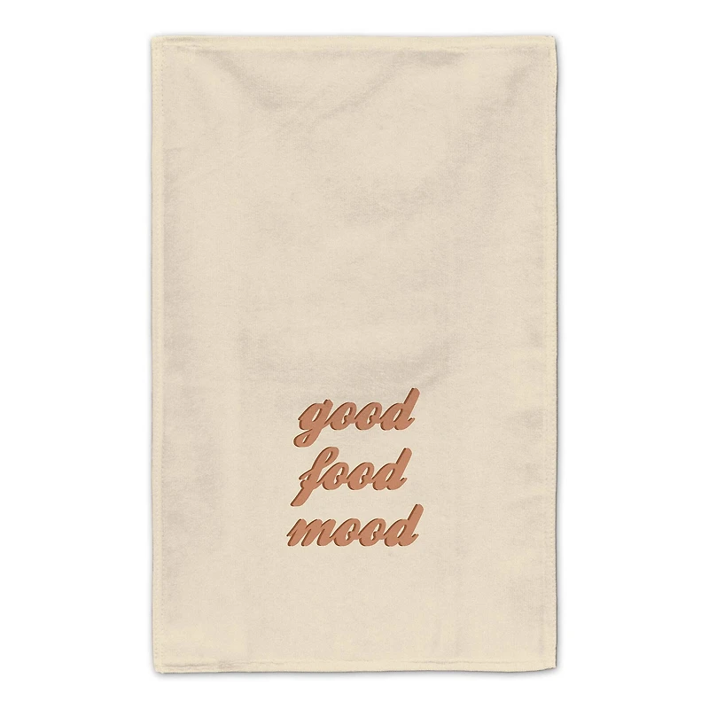 Good Food Mood 16" x 25" Tea Towel Set of 2