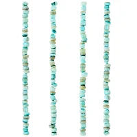 12 Pack: Aqua Shell Chip Beads, 5mm by Bead Landing™